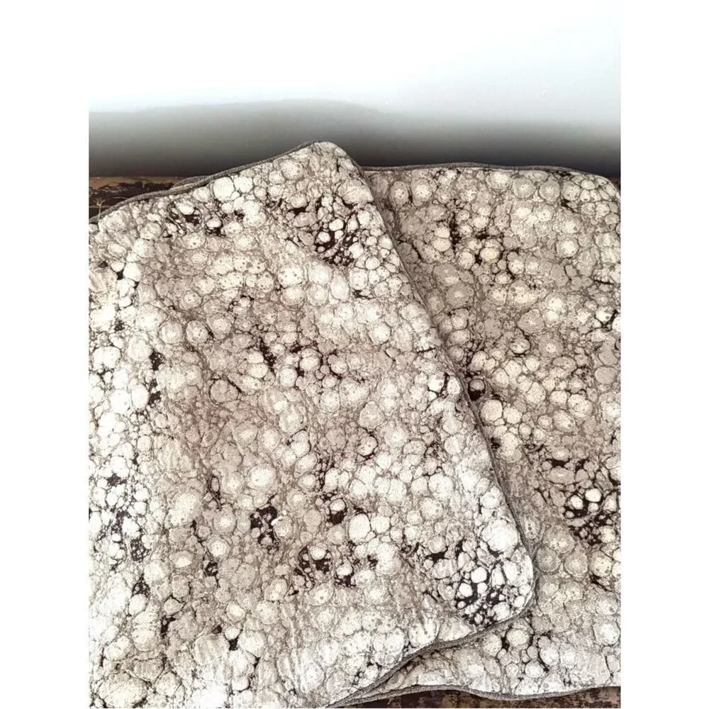 Black and White Marble Throw Pillow Covers Set of 2 Decorative Pillowcases